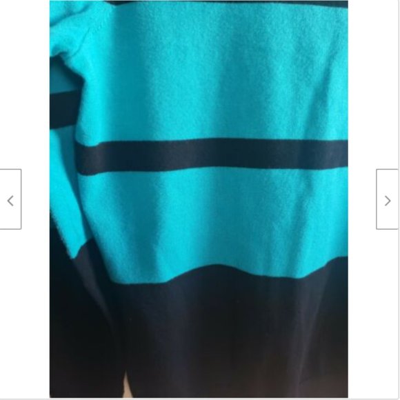 Lauren Ralph Lauren Zipper Shoulder Sweater Top - Picture 3 of 5